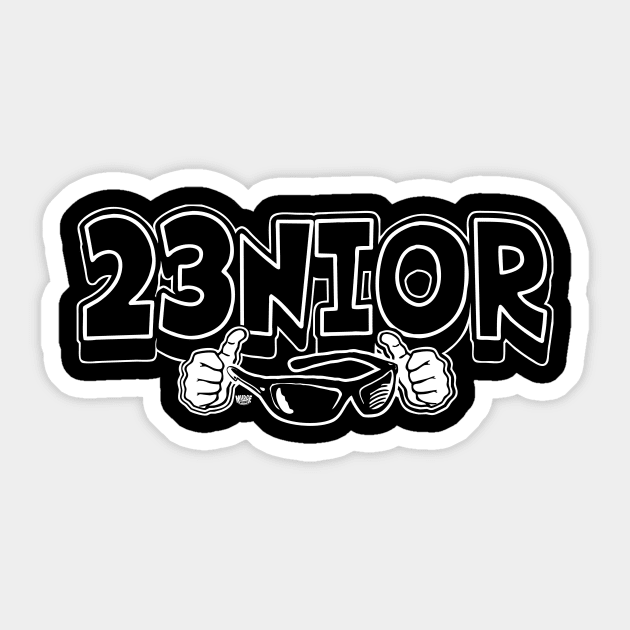 2023 Senior 23NIOR Slick Shades and 2 Thumbs Up Sticker by Mudge